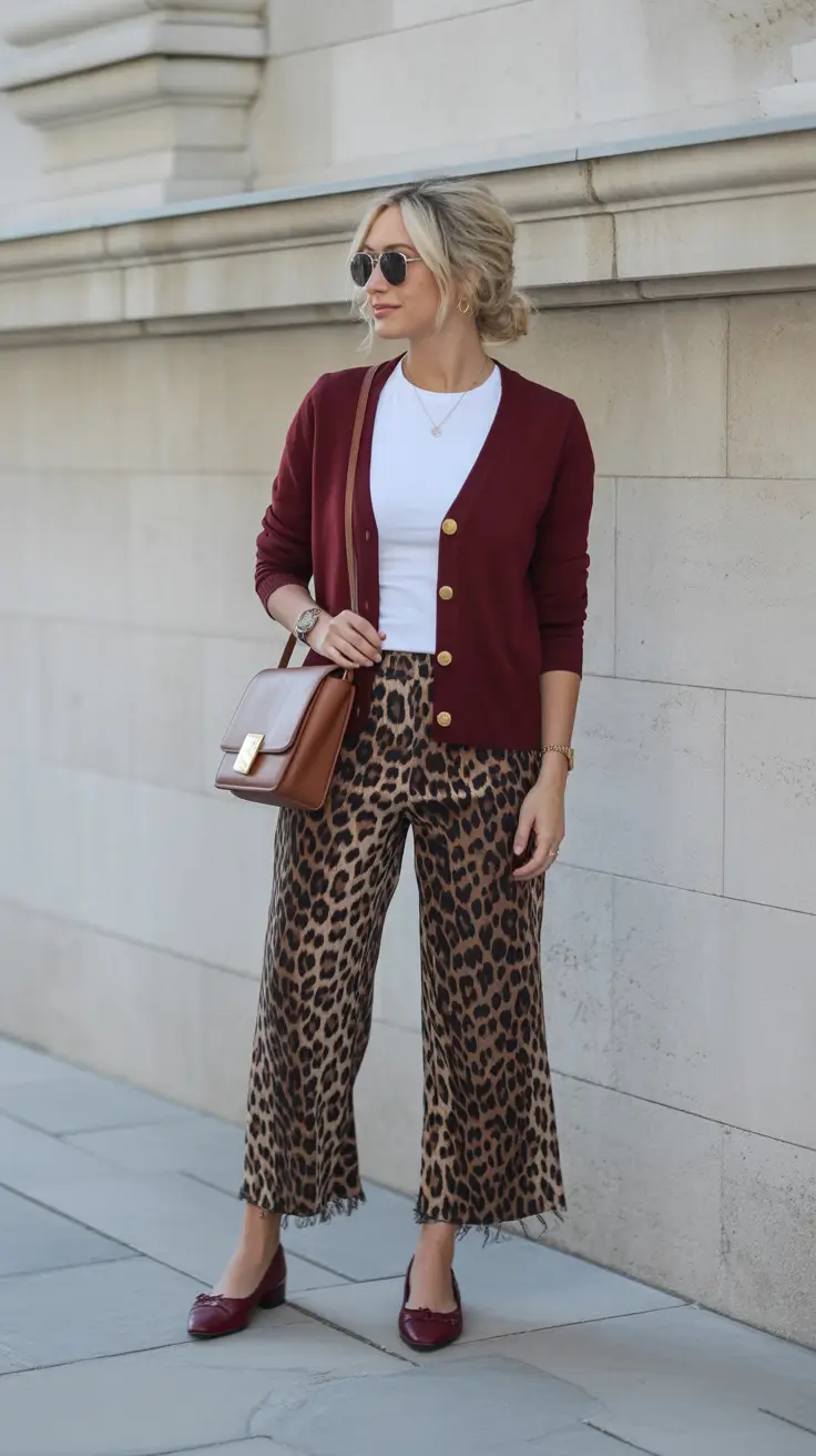 2026 outfit ideas Leopard Luxe with a Twist