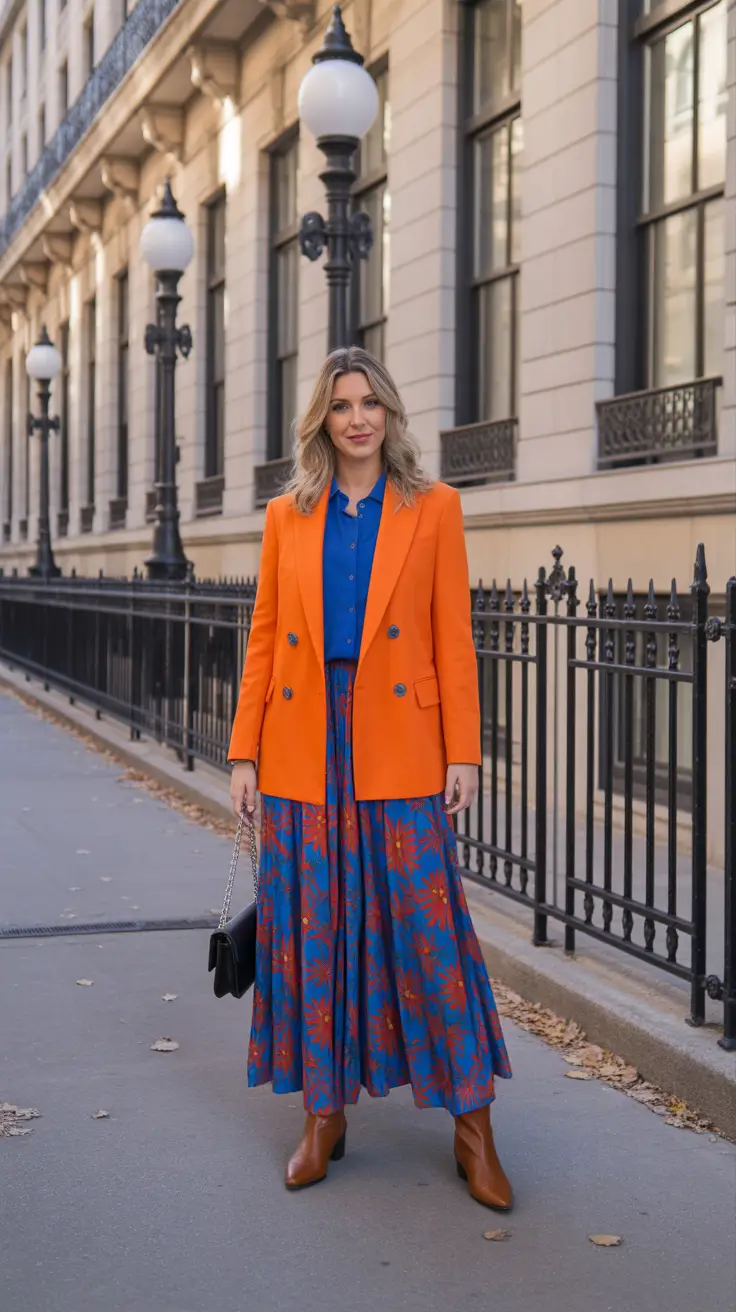 2026 outfit ideas Sunset Drama in Motion