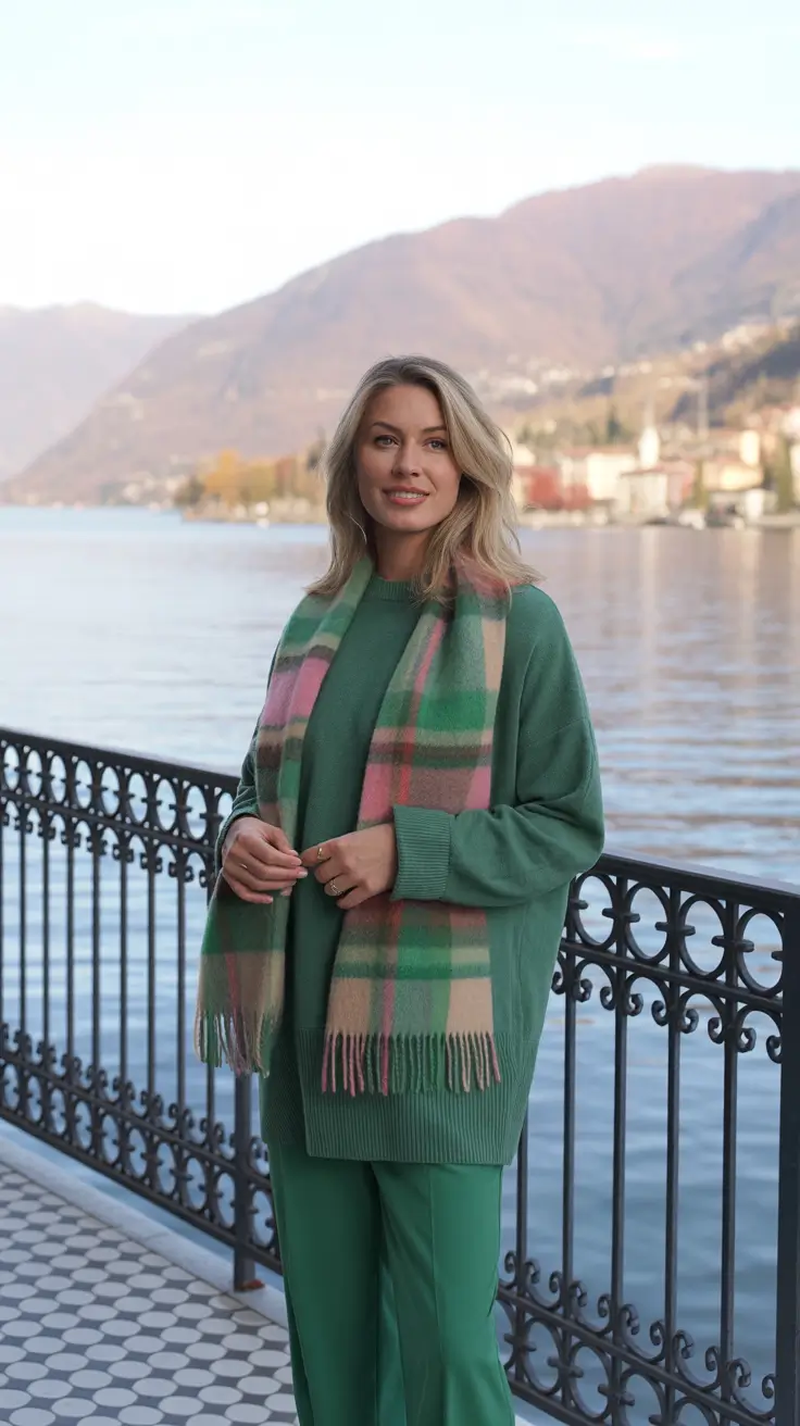 2026 outfit ideas Green Harmony by the Lake