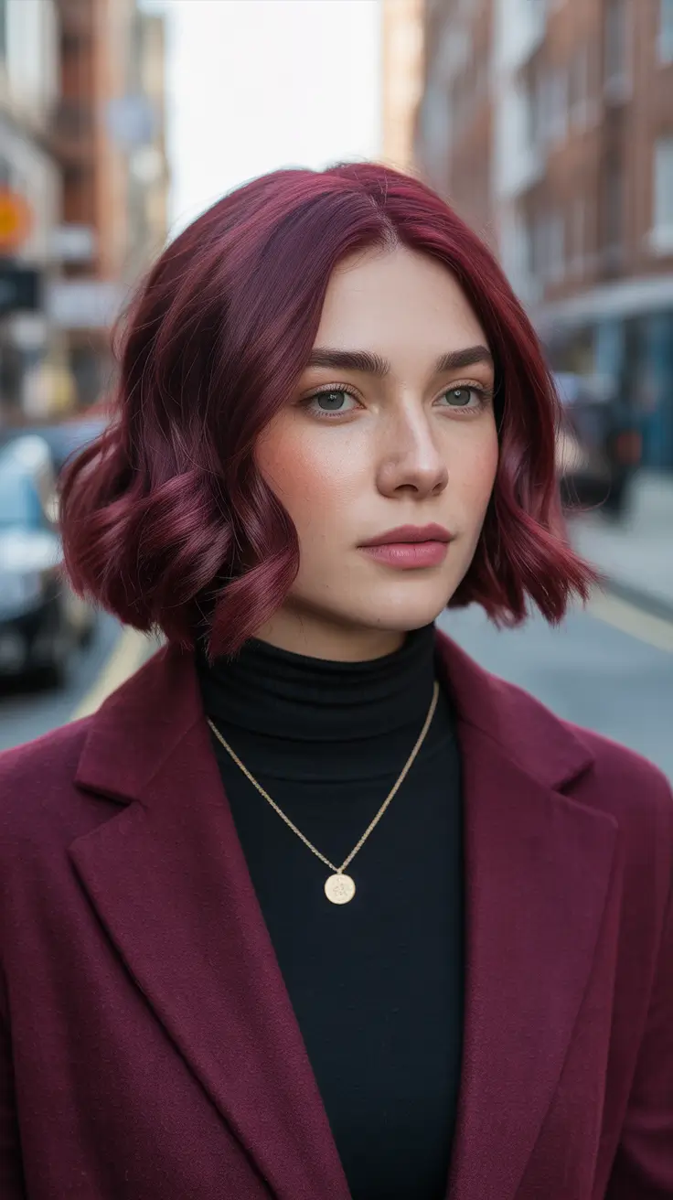 Bob Hairstyles Ideas Winter 2025–2026 Deep Wine Gloss Bob