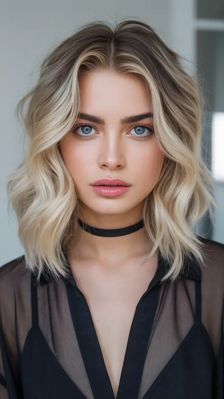 Bob Hairstyles Ideas Winter 2025–2026 Vanilla Blonde Soft Wave Bob