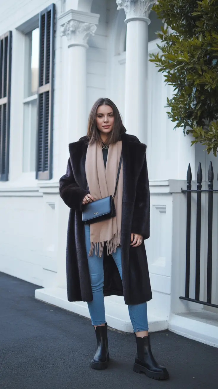 Casual Winter Outfits for Women 2025-2026 City Layers with Warm Accents