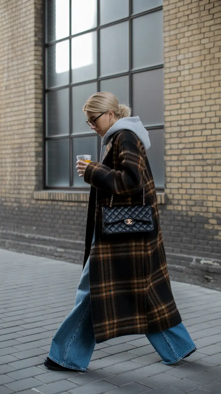 Casual Winter Outfits for Women 2025-2026 Urban Plaid Revival