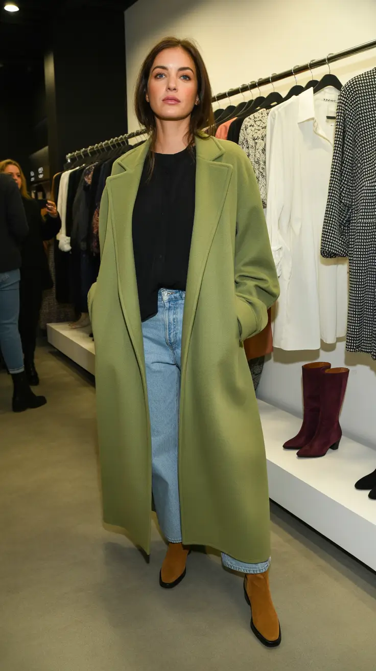 Casual Winter Outfits for Women 2025-2026 Fresh Pop of Green