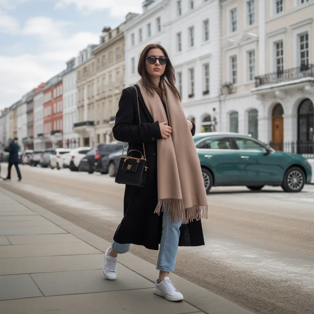 Chic Early Winter Outfit Ideas 2025 2026 Classic Elegance with a Sporty Edge