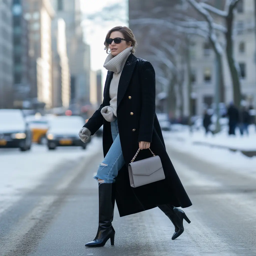 Chic Early Winter Outfit Ideas 2025 2026 City Sophistication in Motion