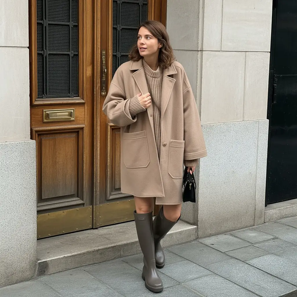 Chic Early Winter Outfit Ideas 2025 2026 Neutral Comfort Meets Street Style