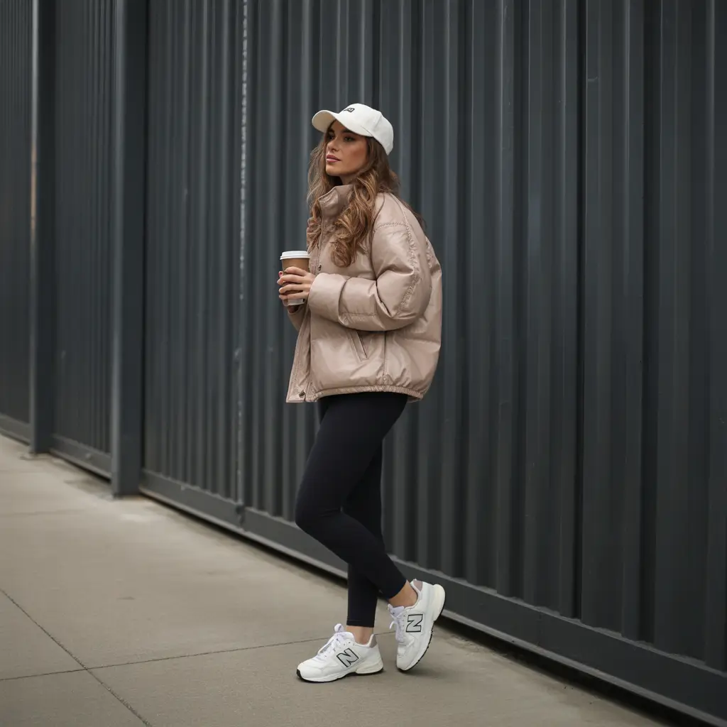 Chic Early Winter Outfit Ideas 2025 2026 Sporty Chic for Coffee Runs