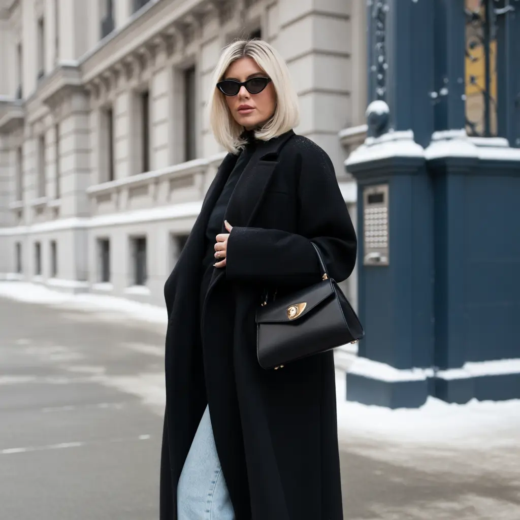 Chic Early Winter Outfit Ideas 2025 2026 Modern Minimalist in Monochrome