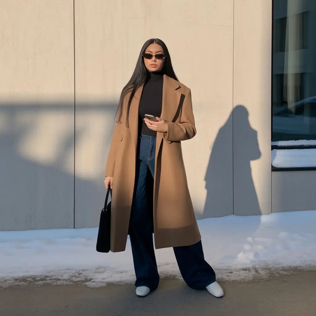 Chic Early Winter Outfit Ideas 2025 2026 Warm Tones and Winter Structure