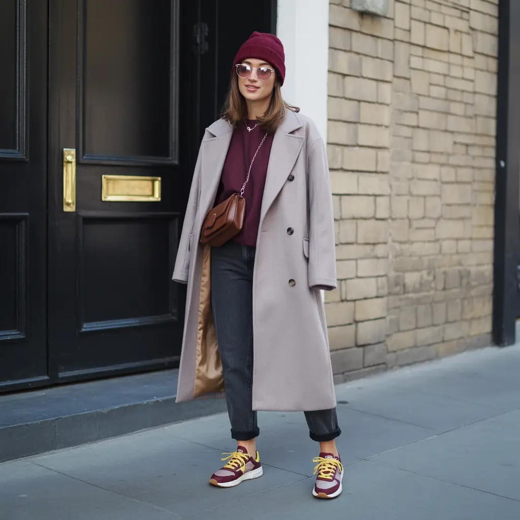 Cozy Outfits to Wear in November 2025 Casual Burgundy Layers