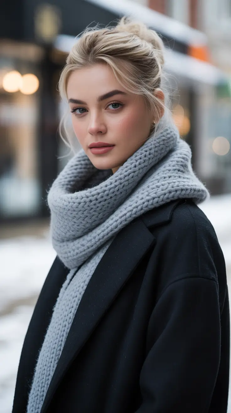 Cute Hairstyles for Winter 2025 2026 Soft Winter Updo with Natural Texture