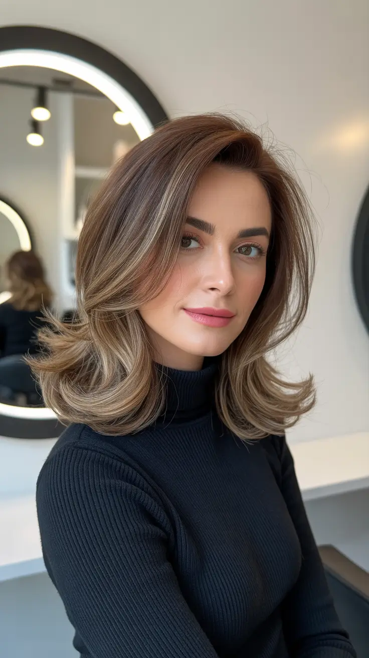 Cute Winter Haircuts 2025-2026 Inspiration Voluminous 90s Inspired Blowout