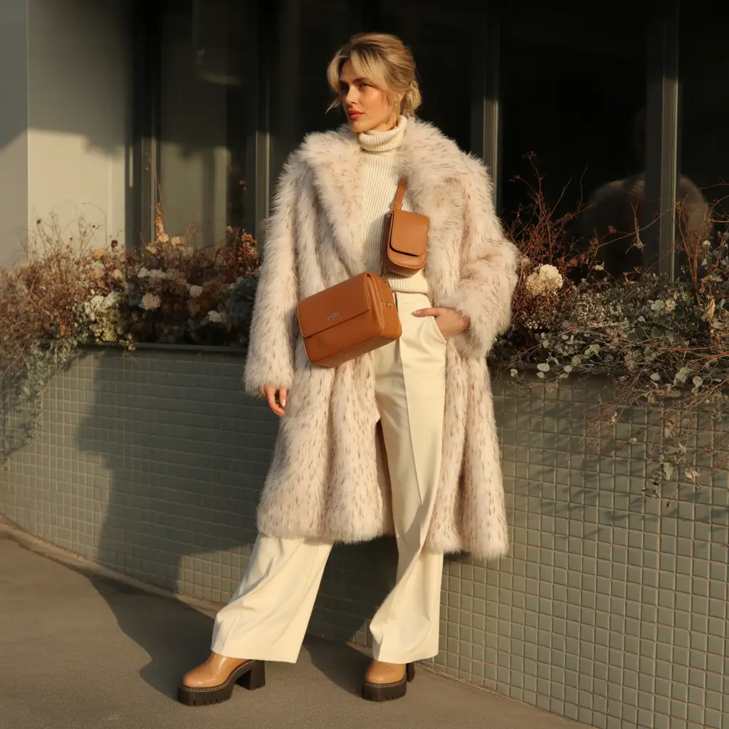 Fall to Winter Outfits 2025 Golden Light Soft Neutrals and Structured Warmth