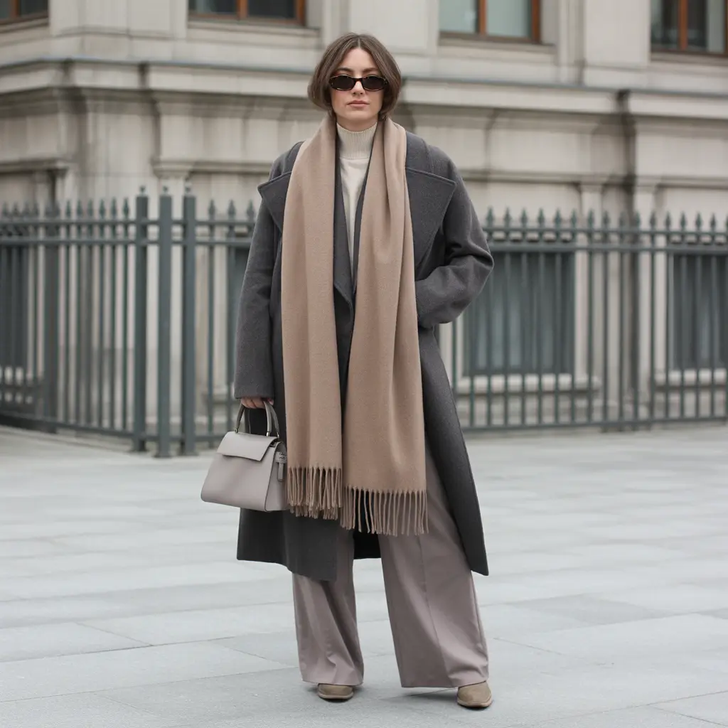 Fall to Winter Outfits 2025 Tailored Grace in Muted Tones