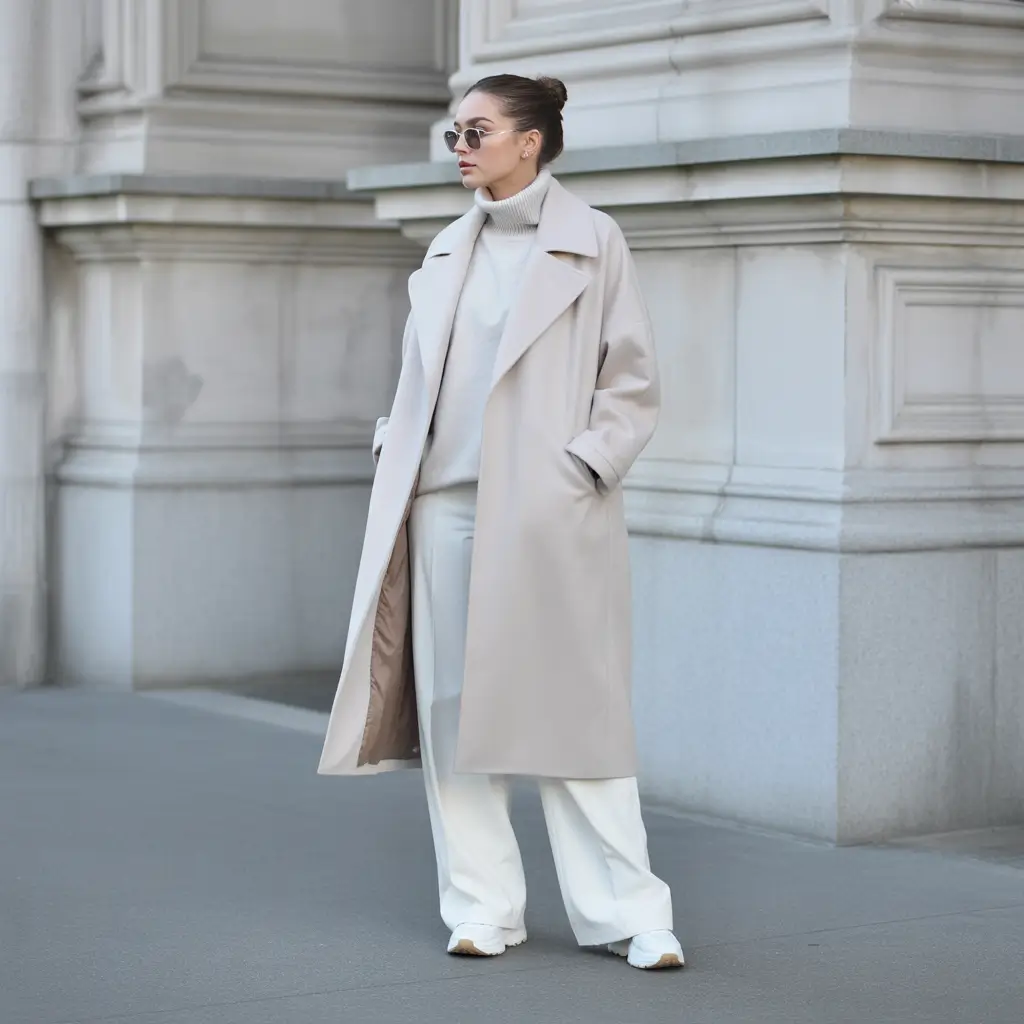 Fall to Winter Outfits 2025 Winter Whites Minimalist Power Dressing