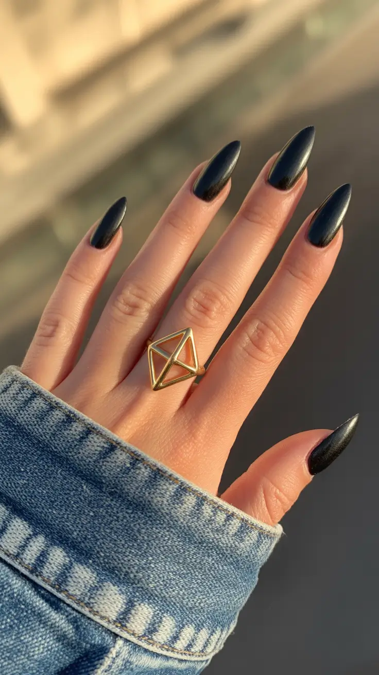 Fall & Winter Nail Colors Trends 2025-2026 Noir Luxe Minimalism