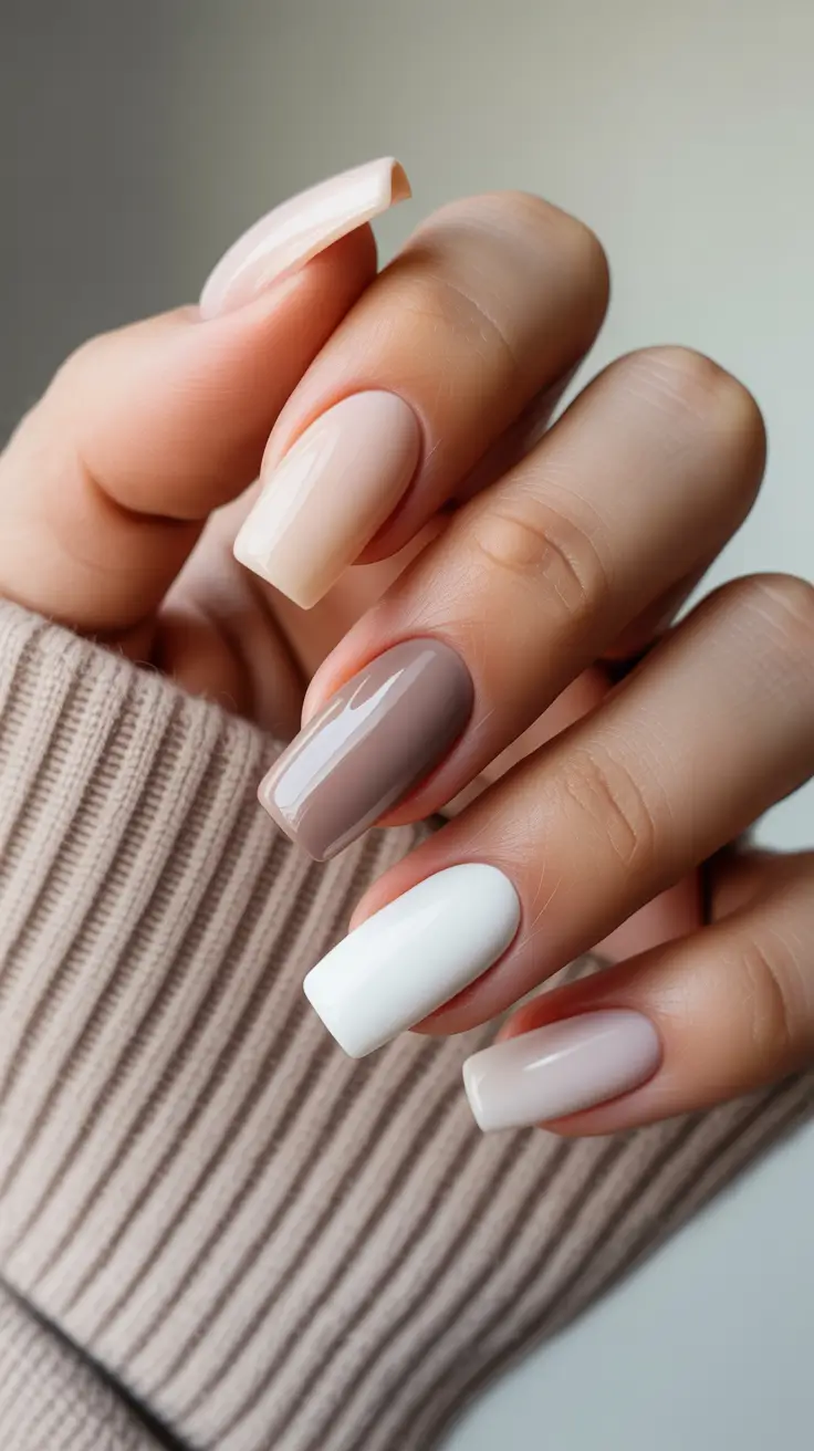 Fall & Winter Nail Colors Trends 2025-2026 Cozy Neutral Layers