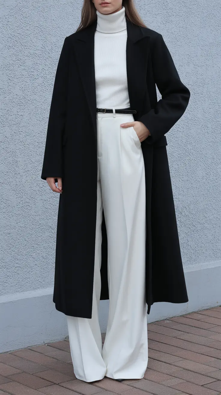 Fashion Inspo for Winter 2025-2026 Tailored Contrast