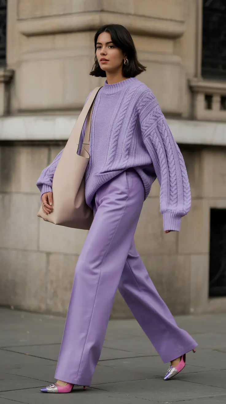fashion-outfits-for-women-2026 Lavender Mood Soft Power Pastels