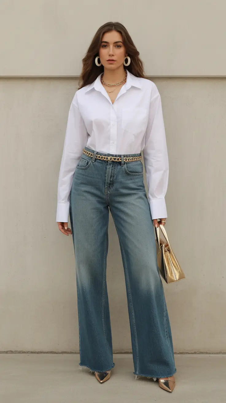 fashion-outfits-for-women-2026 Modern Denim The Polished Revival