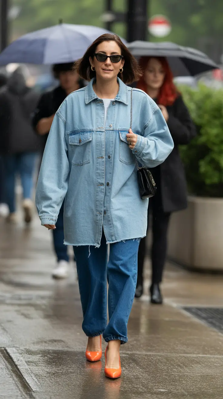 fashion-outfits-for-women-2026 Denim on Denim Playful and Effortless