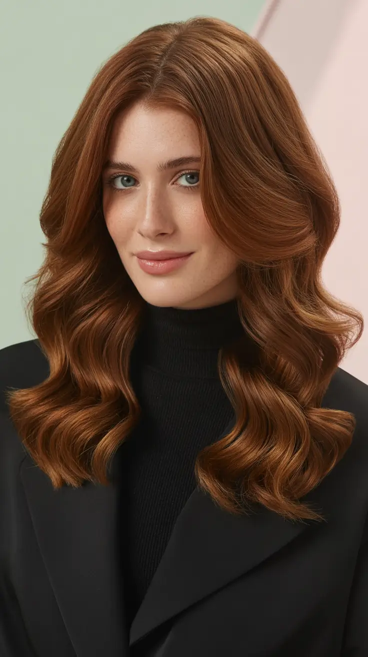 Hair Color Ideas Auburn for Winter 2025-2026 Classic Auburn Elegance