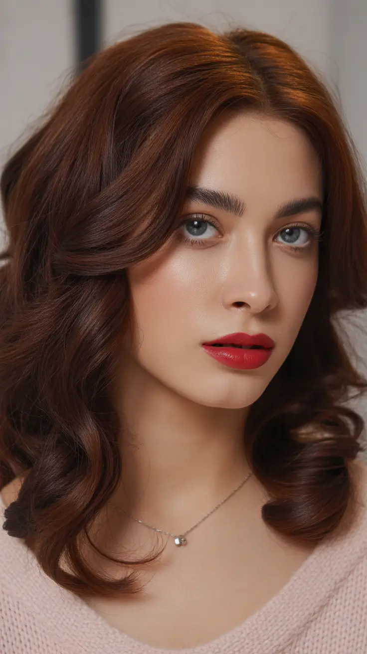 Hair Color Ideas Auburn for Winter 2025-2026 Deep Auburn Luxe