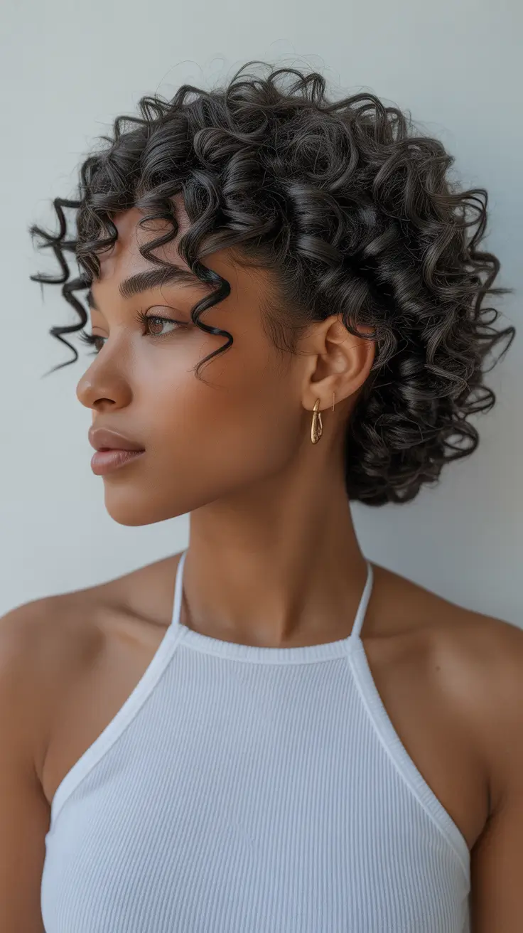 Hairstyles for Black Women Winter 2025-2026 Soft Spiral Pixie Curls