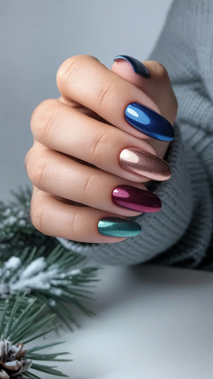 Nail Colors for Winter 2025–2026 Jewel-Toned Fusion