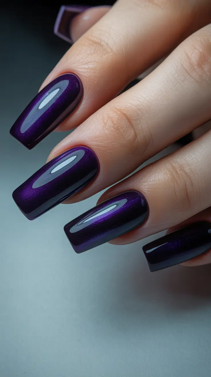 Nail Colors for Winter 2025–2026 Midnight Amethyst Depth