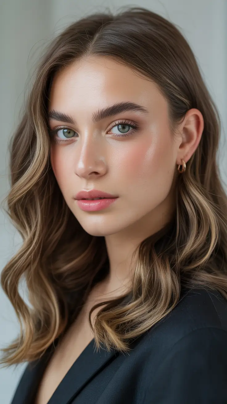 November 2025 Fresh Hairstyles Ideas Smoky Brunette Flow