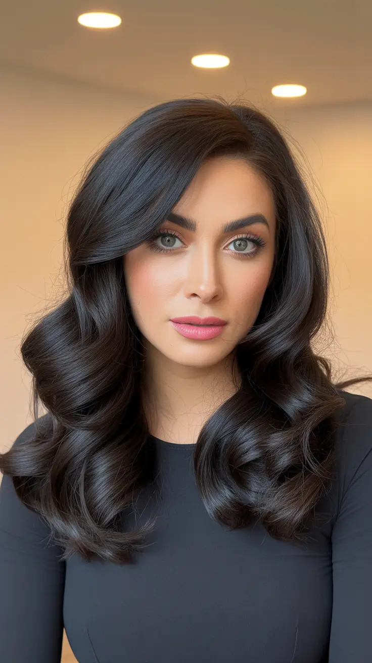 November 2025 Fresh Hairstyles Ideas Midnight Volume Curls