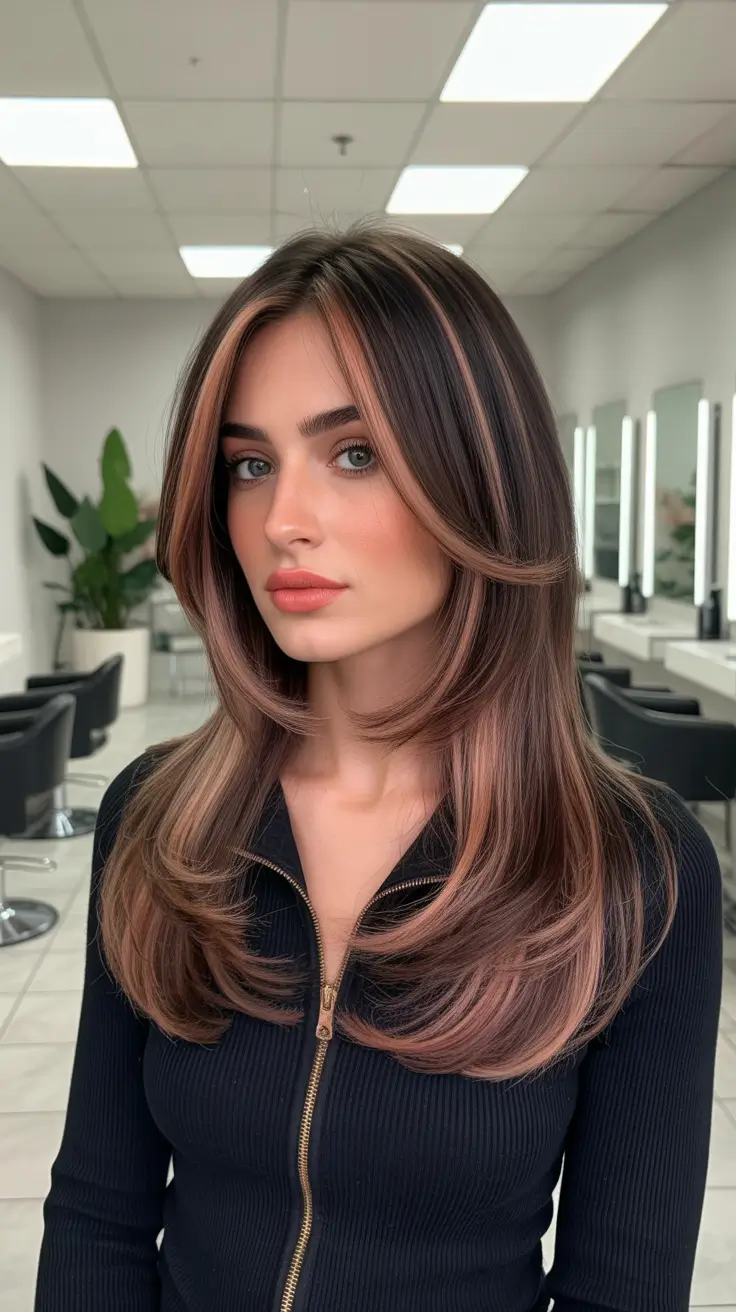 November 2025 Fresh Hairstyles Ideas Copper Mocha Layers