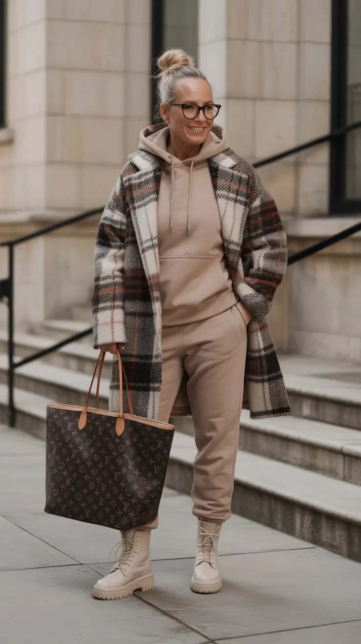 Outfits for Women Over 40 Winter 2025-2026 Cozy Layers with a Luxe Twist