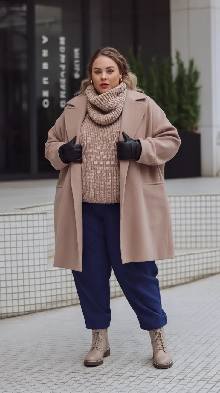 Stylish Plus Size Outfits Winter 2025-2026 Modern Classic Layers