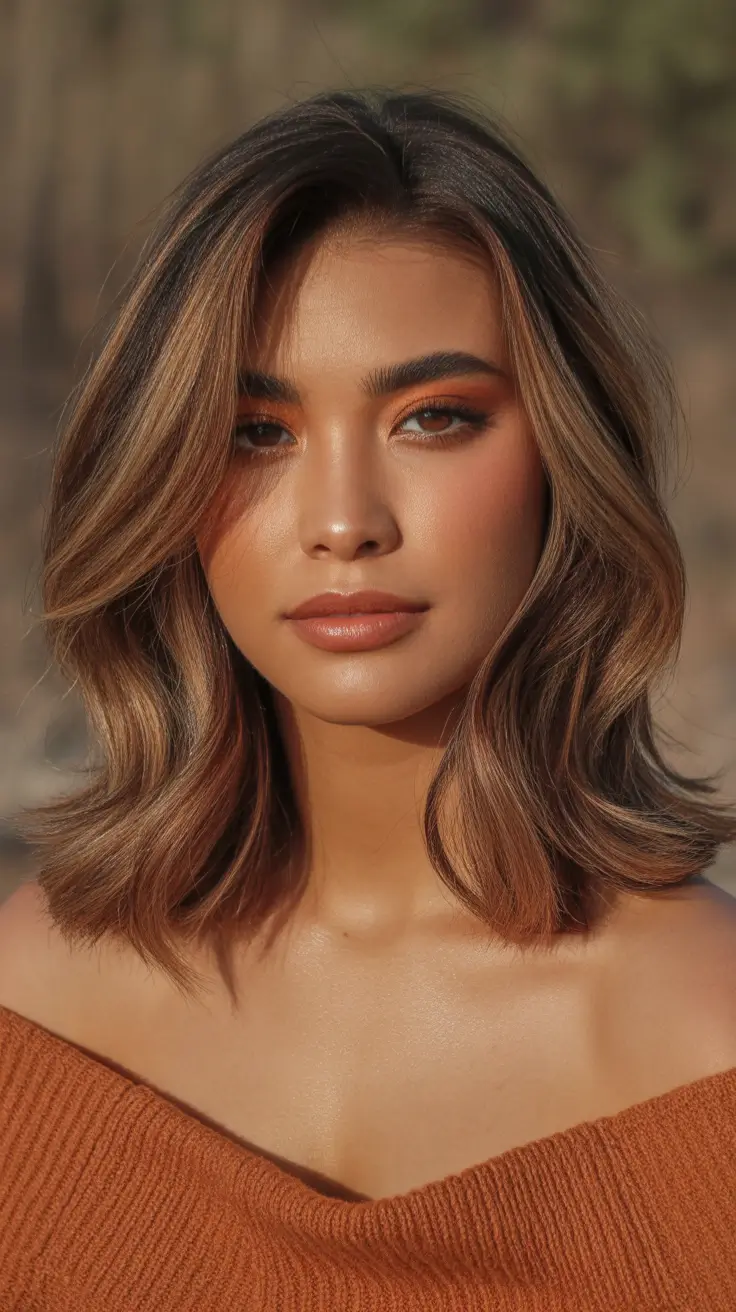 Trending Hair Colors Winter 2025-2026 Caramel Honey Glow