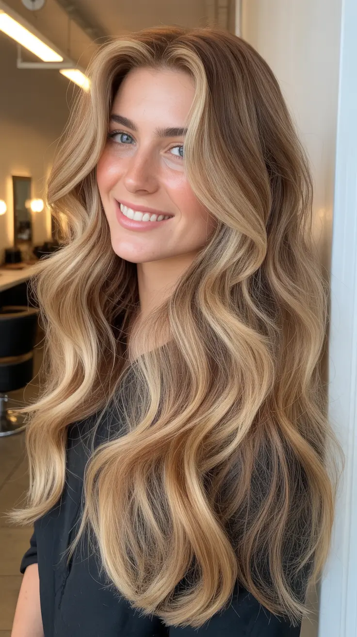 Trending Hair Colors Winter 2025-2026 Buttery Blonde Waves