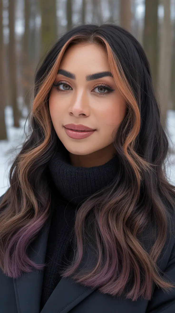 Trending Hair Colors Winter 2025-2026 Mocha with a Twist