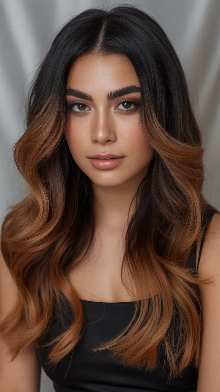 Trending Hair Colors Winter 2025-2026 Maple Brown Radiance