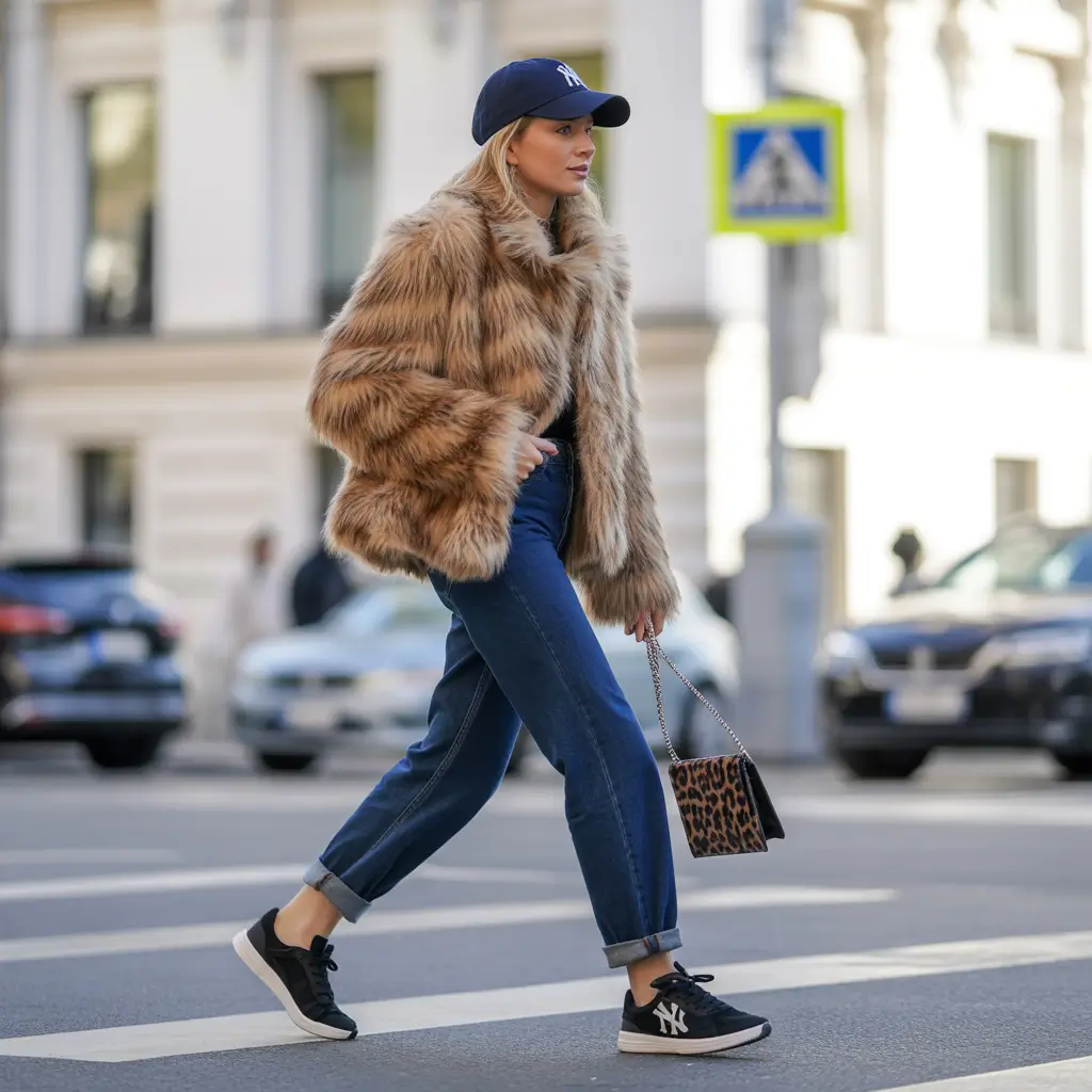 Trendy Outfit for Winter 2025 2026 Street Luxe with a Sporty Twist