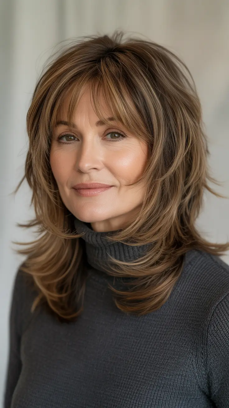 Winter 2025 2026 haircut Wispy Layered Shag with Soft Volume