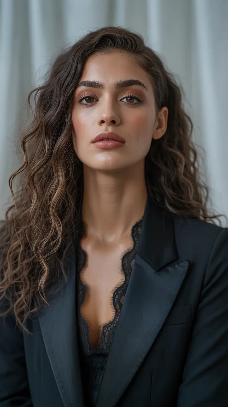 Winter Haircuts and Colors 2025–2026 Trends Modern Soft Waves with a Natural Brunette Glow