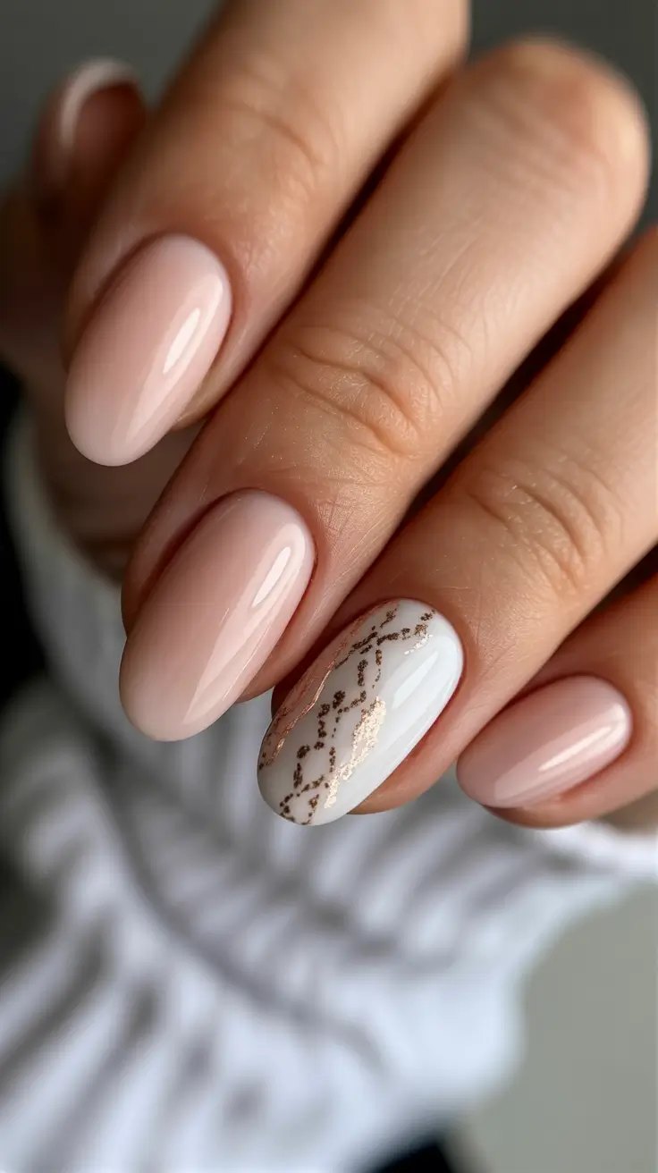 Winter Holiday Nails 2025-2026 Soft Nude Harmony
