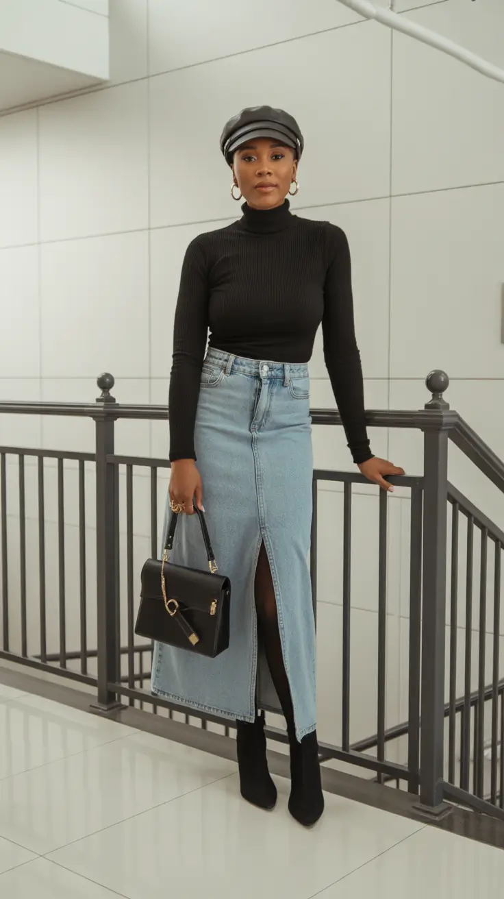Winter Outfits for Black Girl ideas 2025 2026 Urban Denim Revival