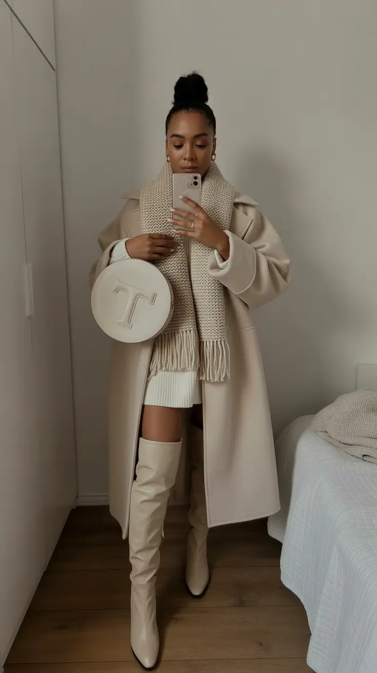 Winter Outfits for Black Girl ideas 2025 2026 Winter Whites Done Right