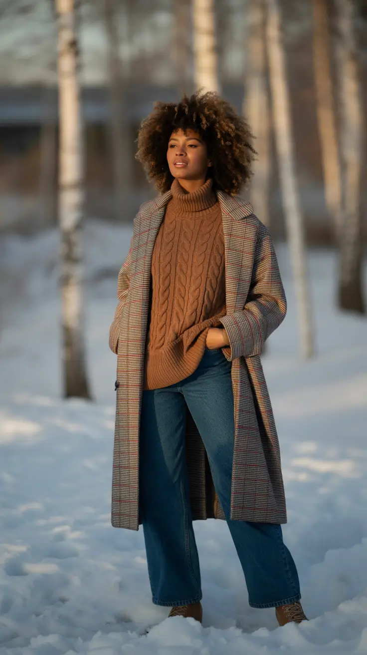 Winter Outfits for Black Girl ideas 2025 2026 Timeless Elegance in Neutrals