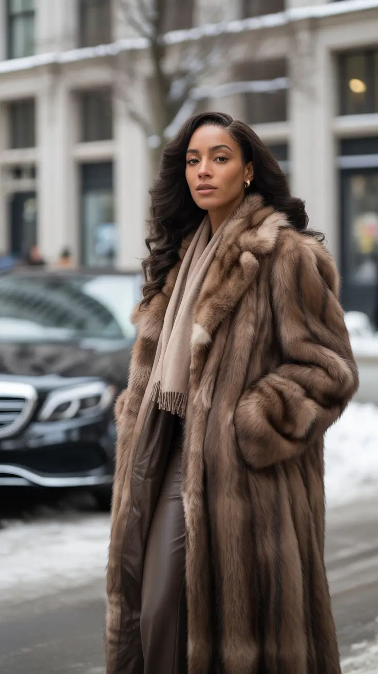 Winter Outfits for Black Girl ideas 2025 2026 Modern Luxe in Rich Browns