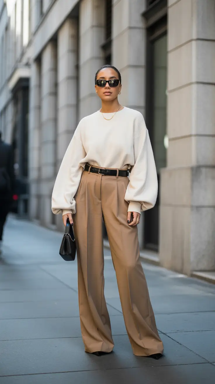 Winter Work Outfits 2025-2026 Neutral Power Balance