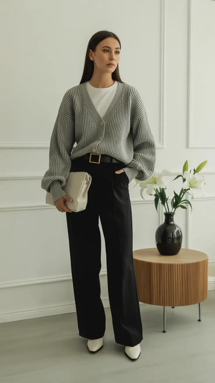 Winter Work Outfits 2025-2026 Modern Soft Minimalism